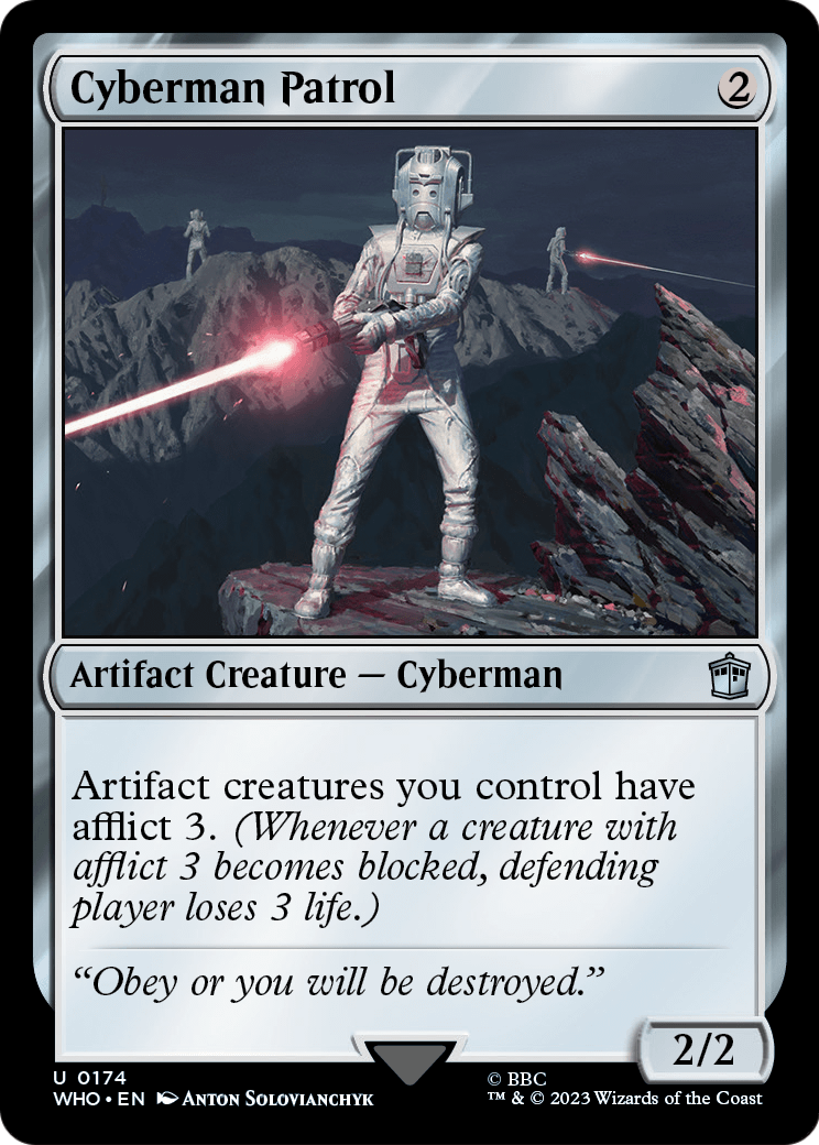 Cyberman Patrol (WHO-174) [Doctor Who] Foil