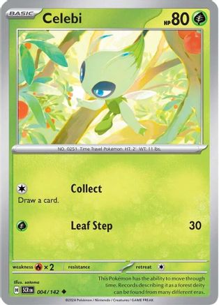Celebi (004) [SV07 Stellar Crown] - Uncommon