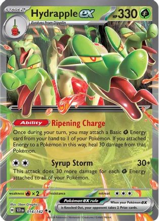 Hydrapple ex (014/142) [SV07 Stellar Crown] Holofoil - Double Rare