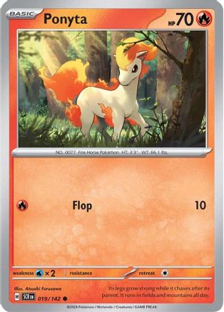 Ponyta (019) [SV07 Stellar Crown] - Common
