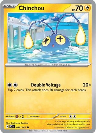 Chinchou (048) [SV07 Stellar Crown] - Common
