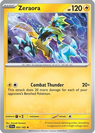 Zeraora (055/142) [SV07 Stellar Crown] Holofoil - Rare