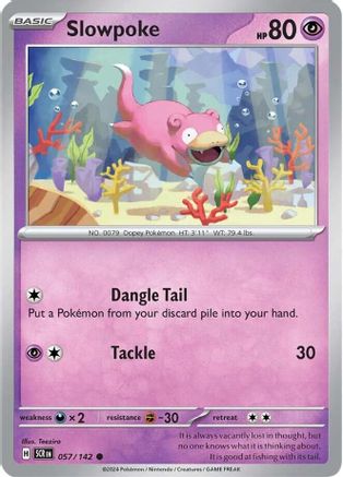 Slowpoke (057) [SV07 Stellar Crown] - Common