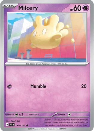 Milcery (064/142) [SV07 Stellar Crown] Reverse Holofoil - Common