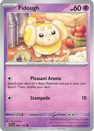 Fidough (066) [SV07 Stellar Crown] - Common