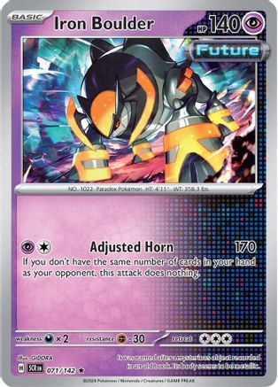 Iron Boulder (071) [SV07 Stellar Crown] Reverse Holofoil - Rare