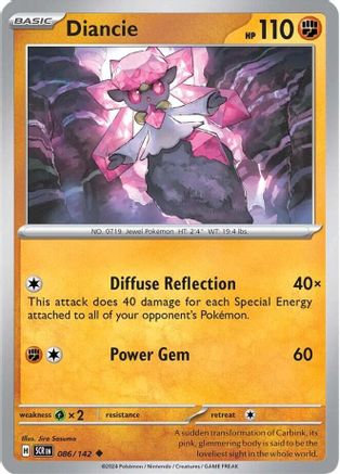 Diancie (086) [SV07 Stellar Crown] - Uncommon