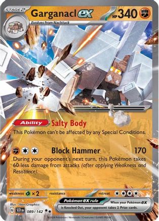 Garganacl ex (089) [SV07 Stellar Crown] Holofoil - Double Rare