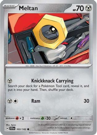 Meltan (103/142) [SV07 Stellar Crown] - Common
