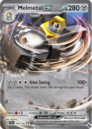 Melmetal ex (105) [SV07 Stellar Crown] Holofoil - Double Rare