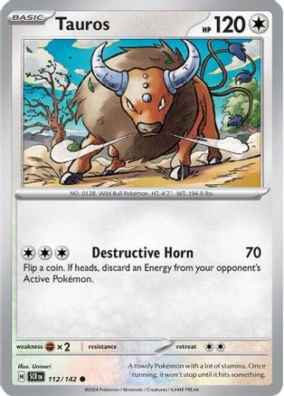Tauros (112) [SV07 Stellar Crown] - Common