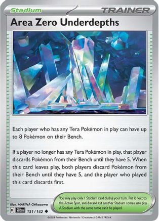 Area Zero Underdepths (131/142) [SV07 Stellar Crown] Reverse Holofoil - Uncommon