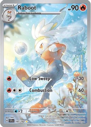 Raboot (147/142) [SV07 Stellar Crown] Holofoil - Illustration Rare
