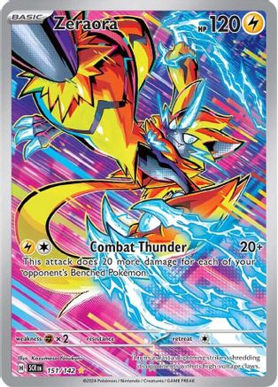 Zeraora (151/142) [SV07 Stellar Crown] Holofoil - Illustration Rare