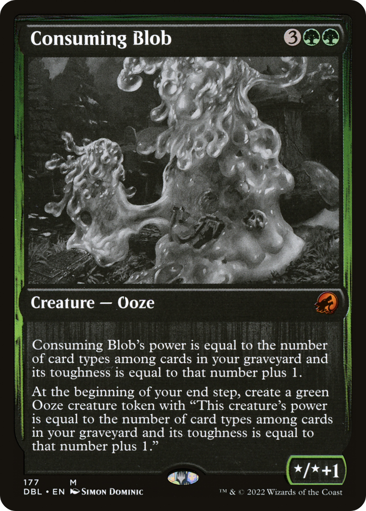 Consuming Blob (DBL-177) [Innistrad: Double Feature] Foil