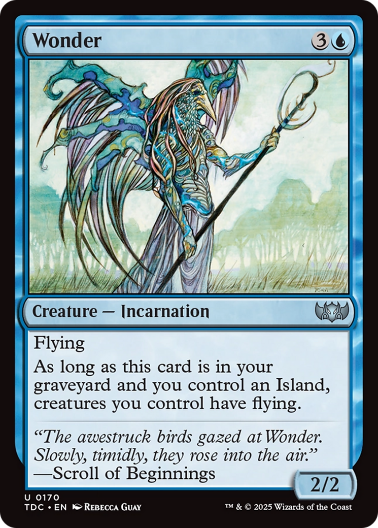 Wonder (TDC-170) [Commander: Tarkir: Dragonstorm]