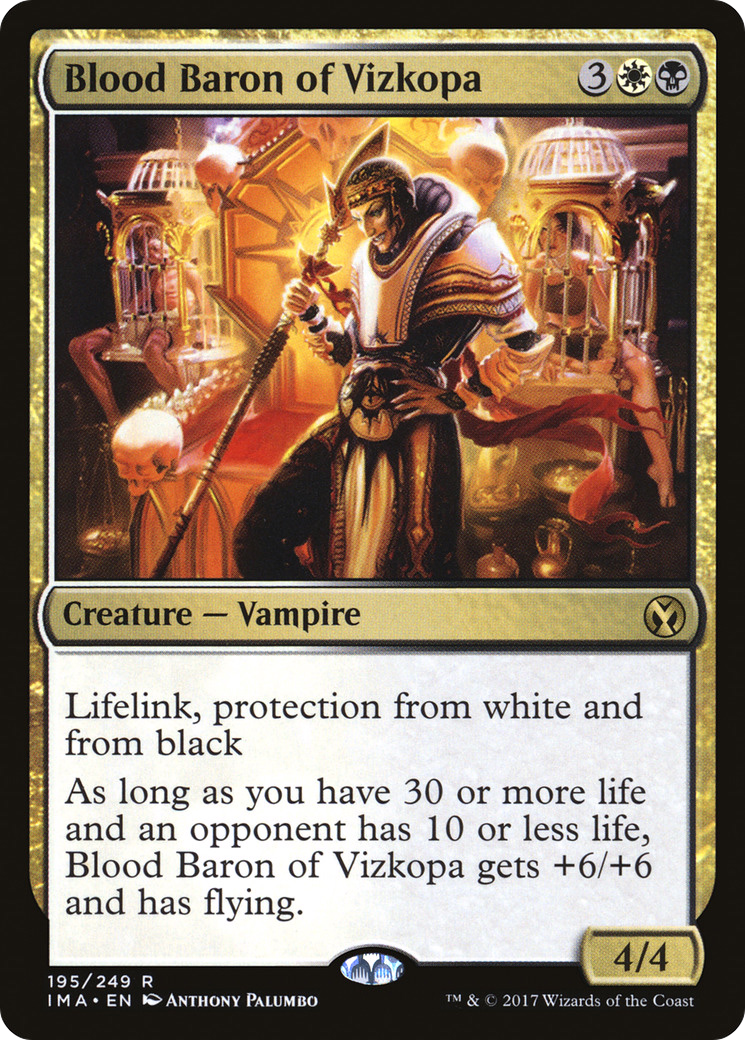 Blood Baron of Vizkopa (IMA-195) [Iconic Masters] Foil