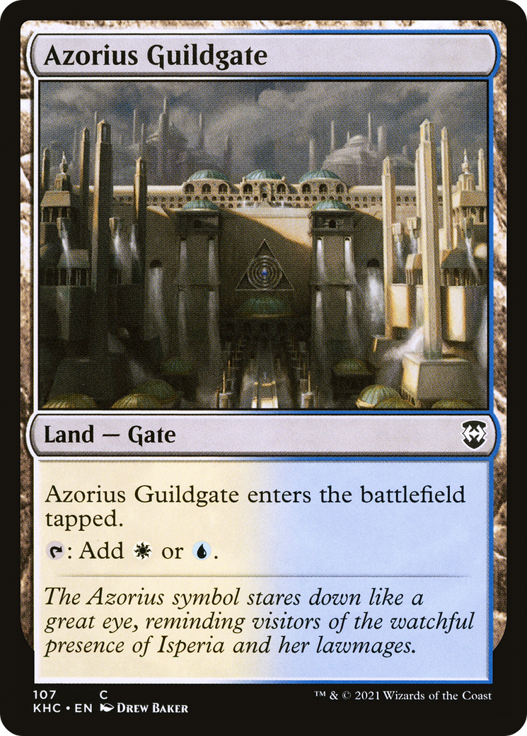 Azorius Guildgate (KHC-107) [Kaldheim Commander]
