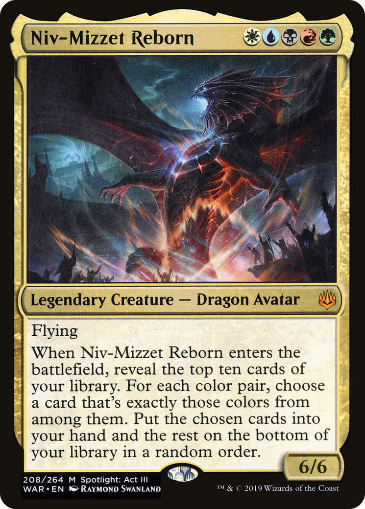 Niv-Mizzet Reborn (WAR-208) [War of the Spark] Foil
