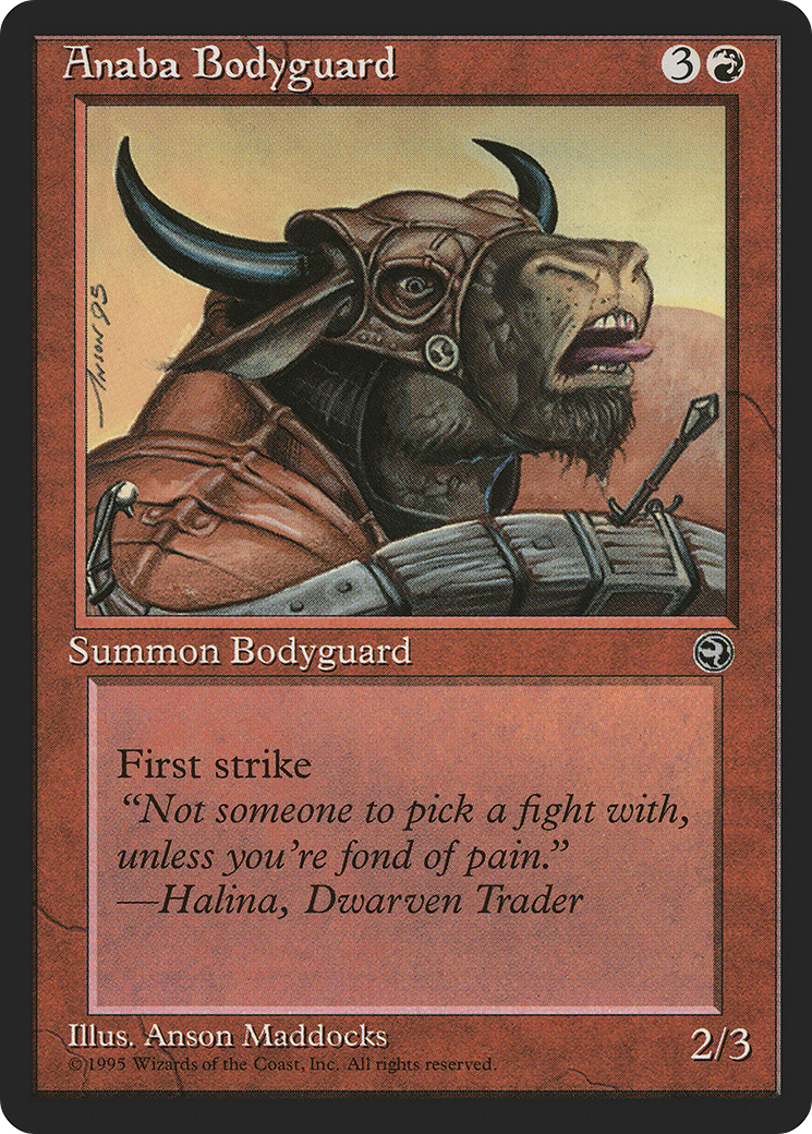 Anaba Bodyguard [Version 2] (HML-084) [Homelands]