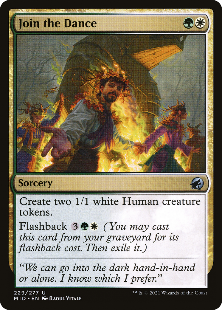 Join the Dance (MID-229) [Innistrad: Midnight Hunt] Foil