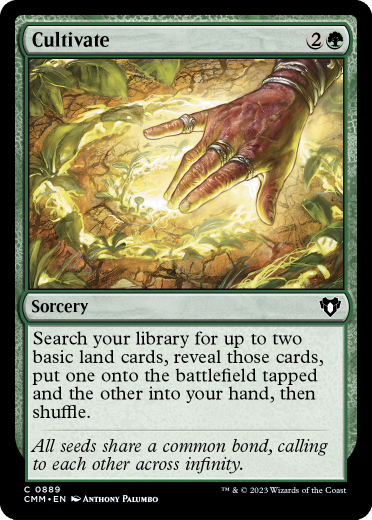 Cultivate (CMM-889) [Commander Masters]