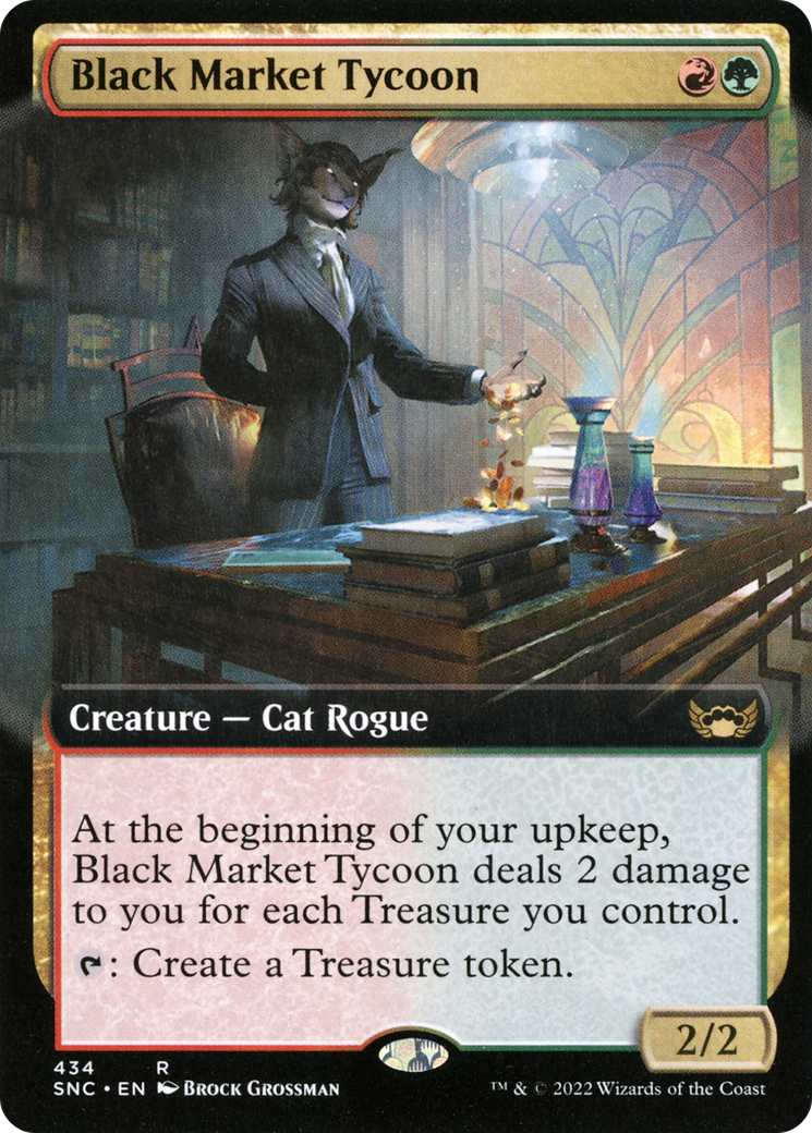 Black Market Tycoon (Extended Art) (SNC-434) [Streets of New Capenna] Foil