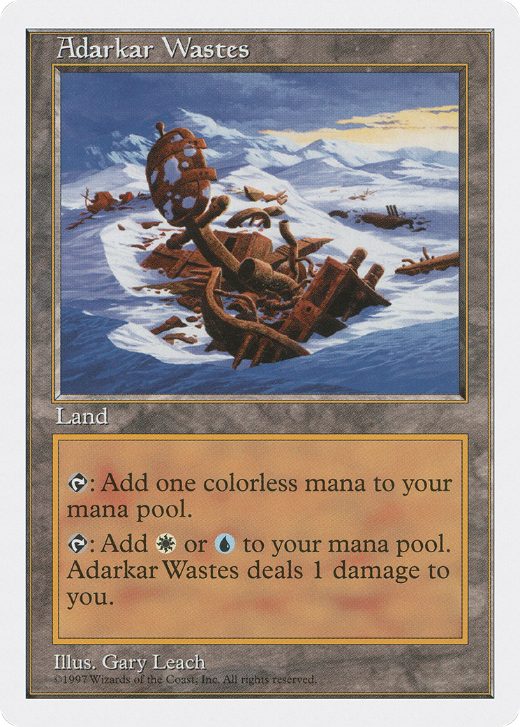 Adarkar Wastes (5ED-410) [Fifth Edition]