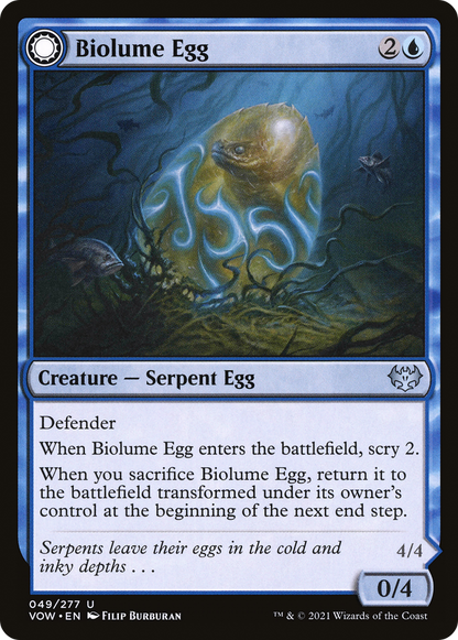 Biolume Egg (VOW-049) [Innistrad: Crimson Vow]