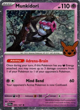 Munkidori (Cosmos Holo) (095) [Trick or Trade BOOster Bundle 2024] Holofoil - Holo Rare