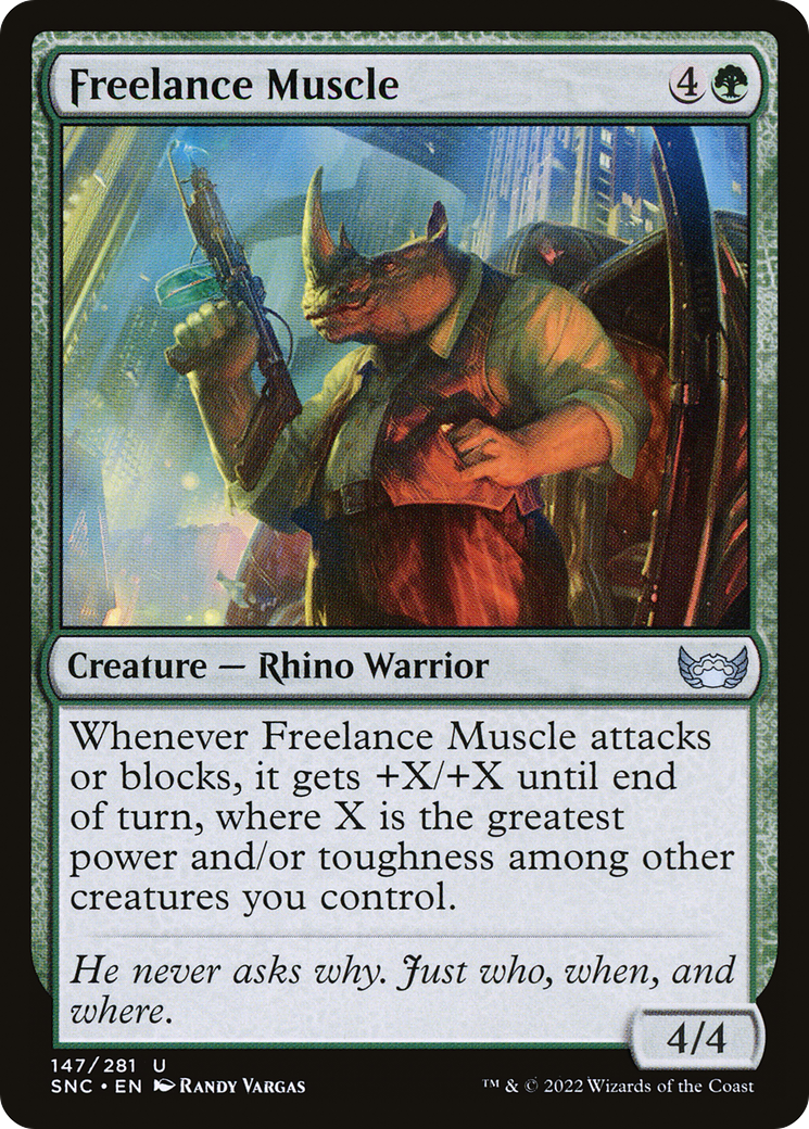 Freelance Muscle (SNC-147) [Streets of New Capenna] Foil