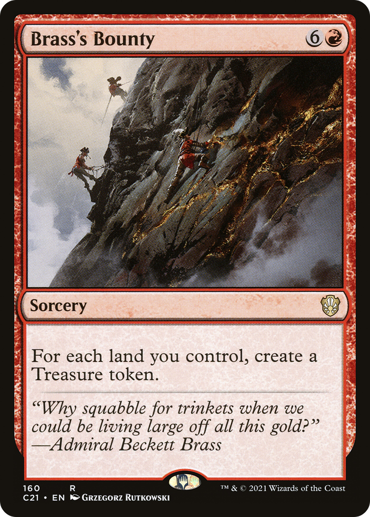 Brass's Bounty (C21-160) [Commander 2021]