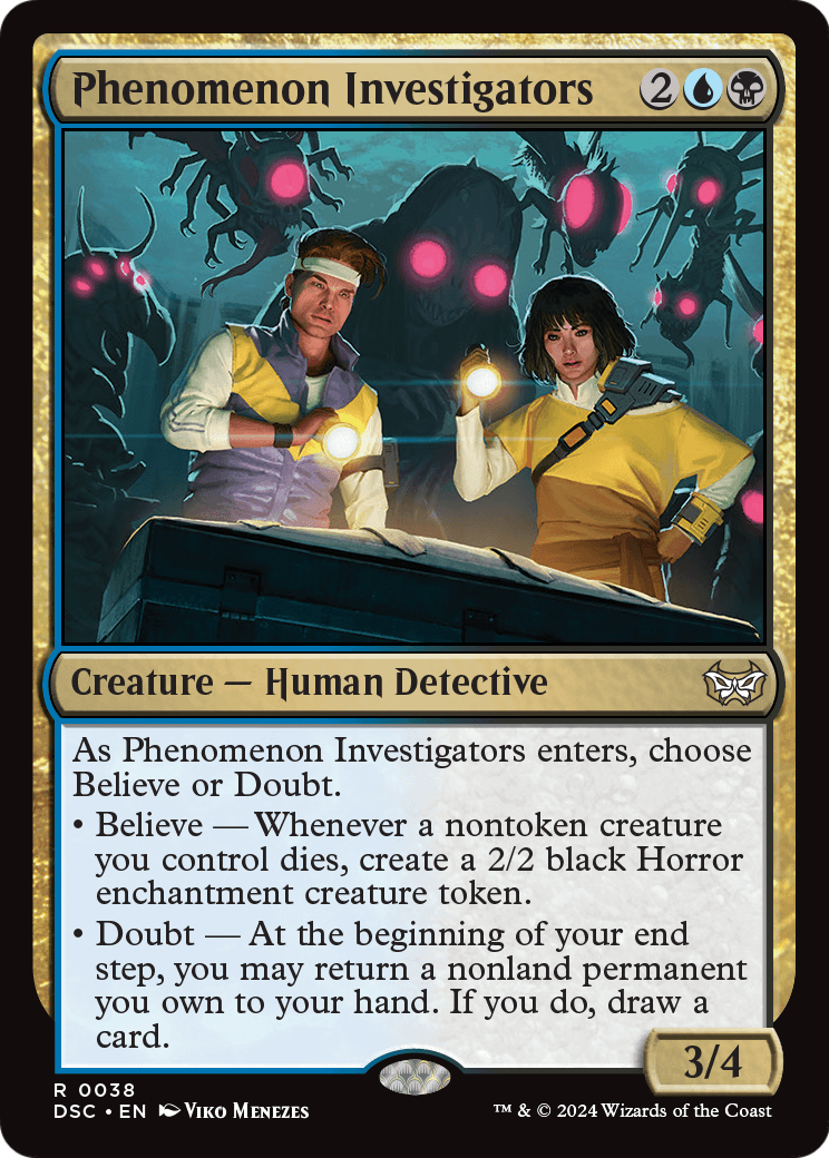 Phenomenon Investigators (DSC-038) [Duskmourn: House of Horror Commander]