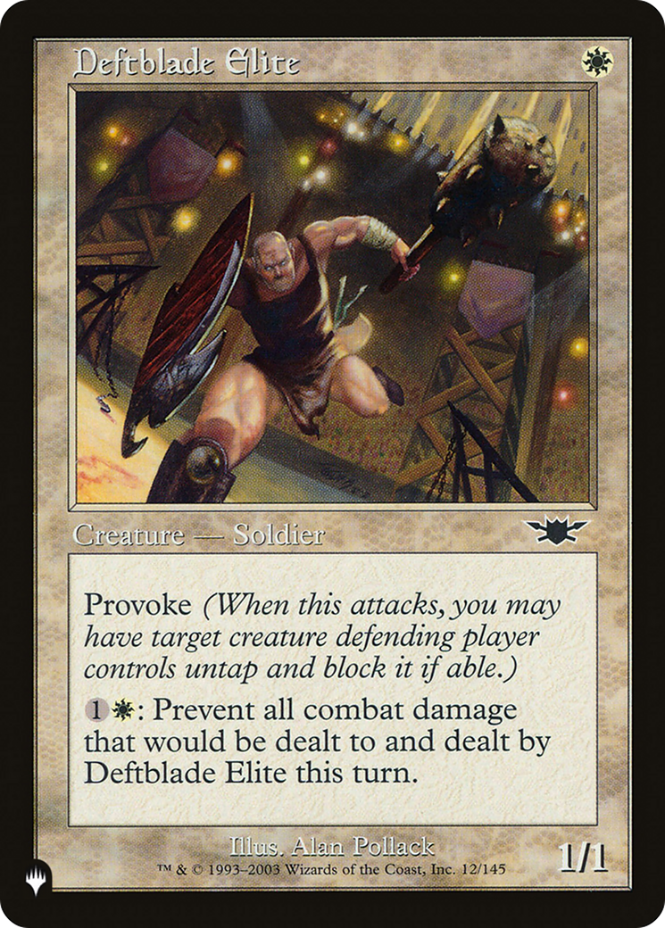 Deftblade Elite (LIST-LGN-12) [The List]