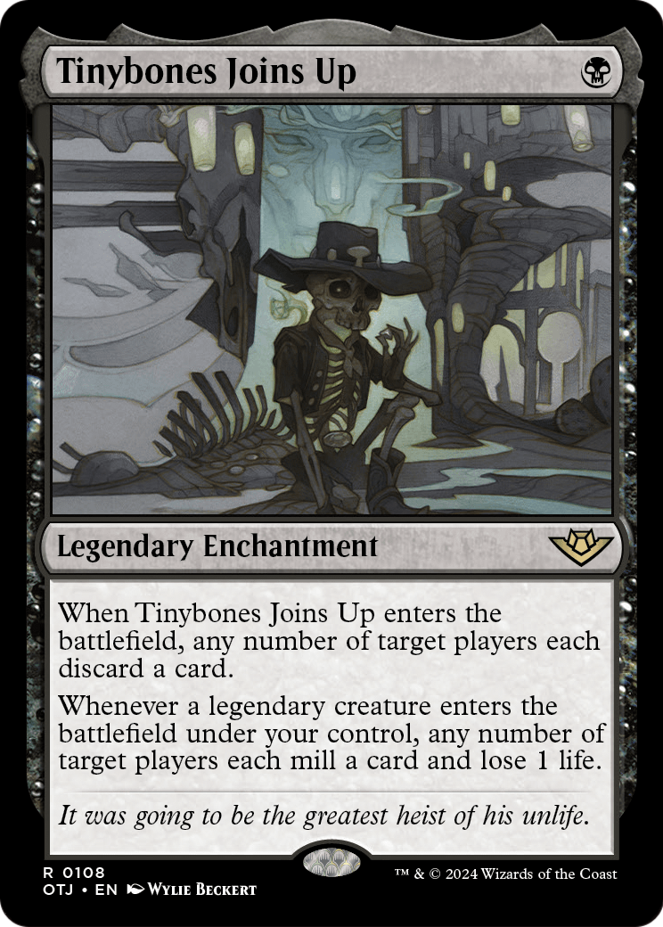 Tinybones Joins Up (OTJ-108) [Outlaws of Thunder Junction] Foil