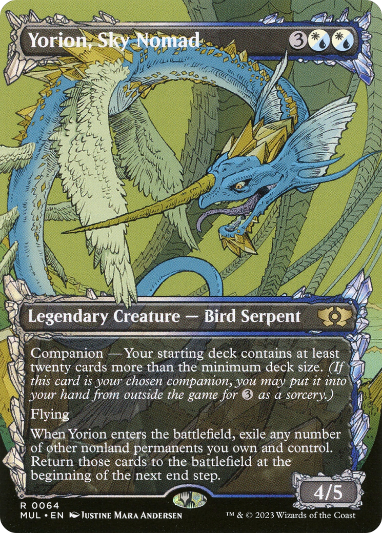 Yorion, Sky Nomad (MUL-064) (Showcase) (Borderless) [Multiverse Legends]