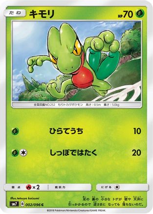 Treecko - 002/096 (002/096) - SM7 SkySplitting Charisma