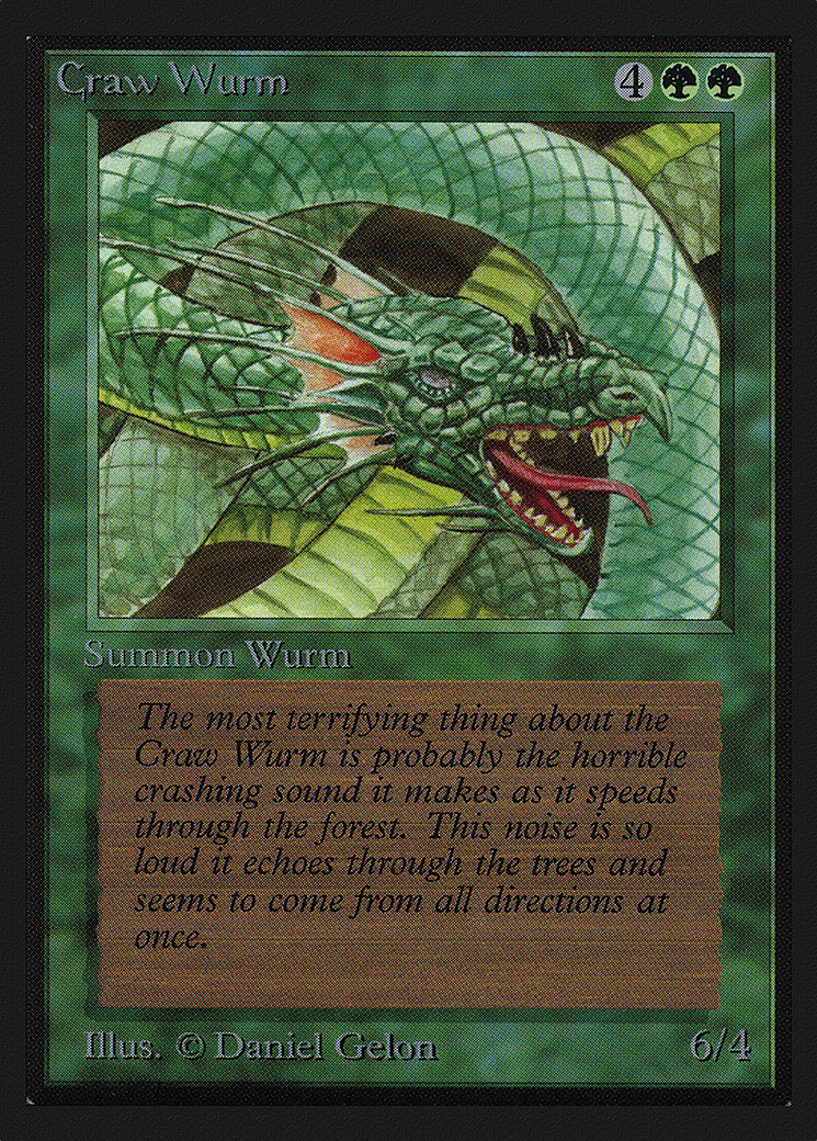 Craw Wurm (IE) [Intl. Collectors' Edition]