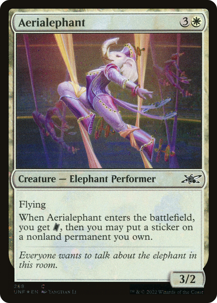 Aerialephant (Galaxy Foil) (UNF-288) [Unfinity] Foil