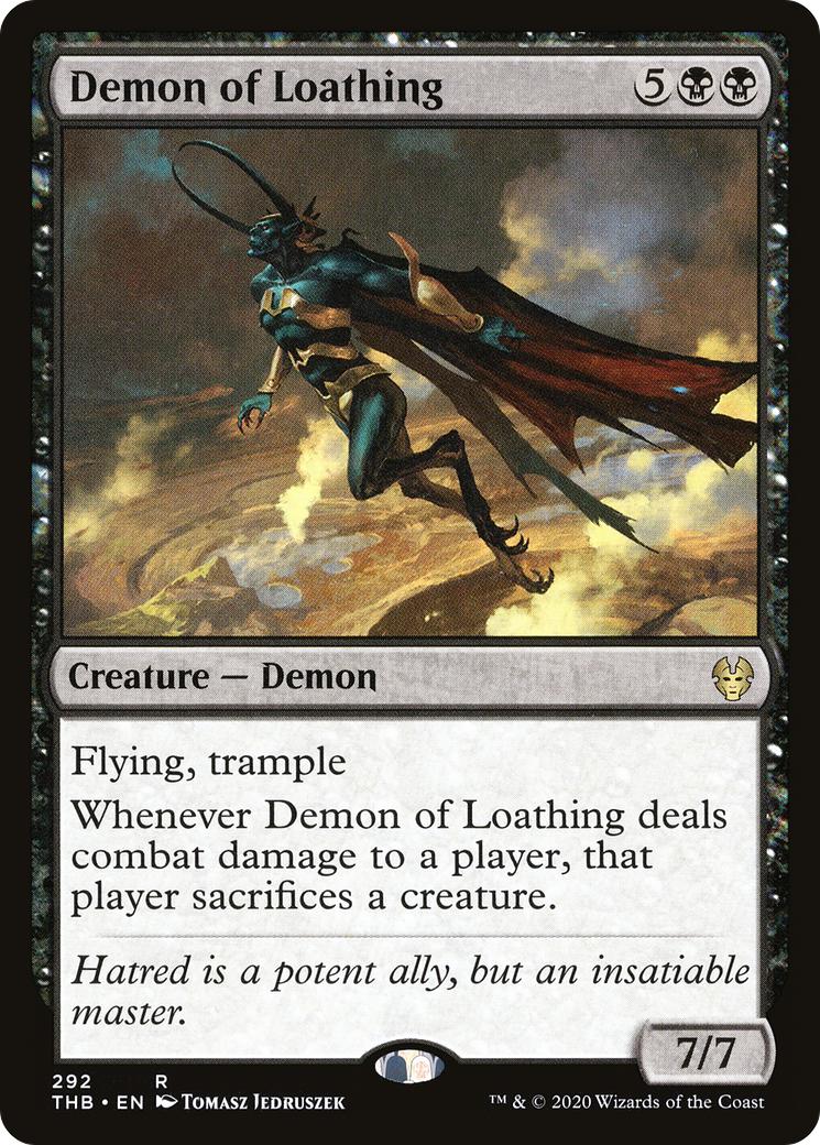 Demon of Loathing (THB-292) [Theros Beyond Death] Foil