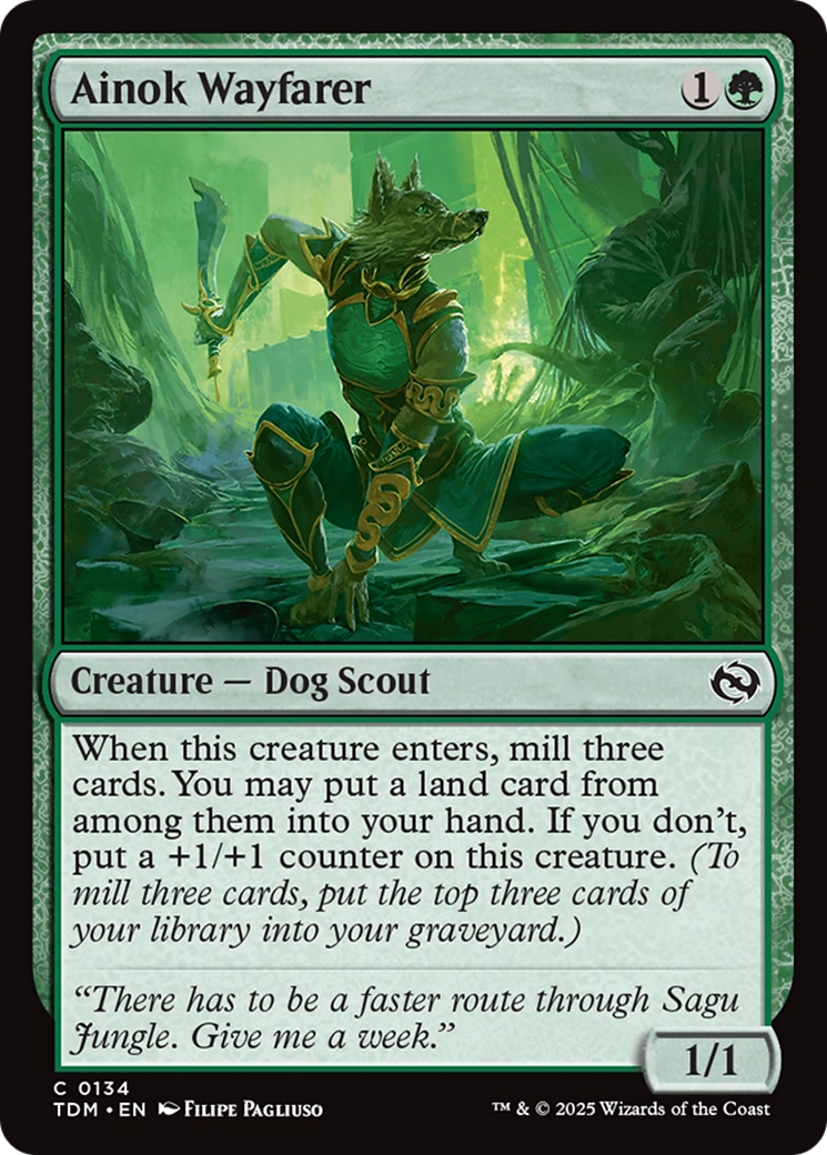 Ainok Wayfarer (TDM-134) [Tarkir: Dragonstorm]