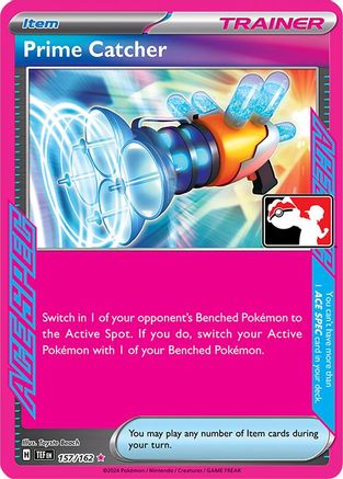 Prime Catcher (157) [Prize Pack Series Cards] Holofoil - ACE SPEC Rare