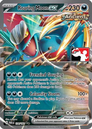 Roaring Moon ex (124) [Prize Pack Series Cards] Holofoil - Double Rare