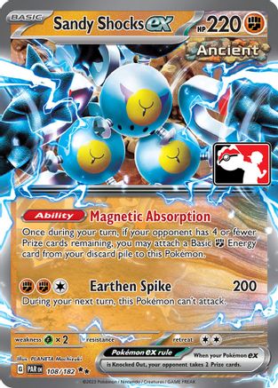 Sandy Shocks ex [Prize Pack Series Cards] Holofoil - Double Rare