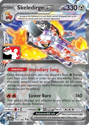 Skeledirge ex (137) [Prize Pack Series Cards] Holofoil - Double Rare