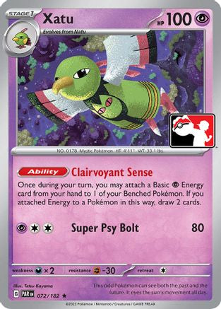 Xatu (072/182) [Prize Pack Series Cards] - Rare