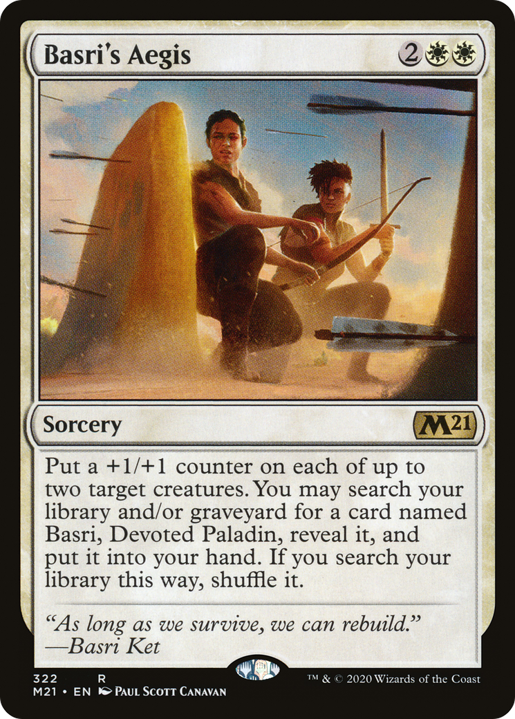 Basri's Aegis (M21-322) [Core Set 2021]