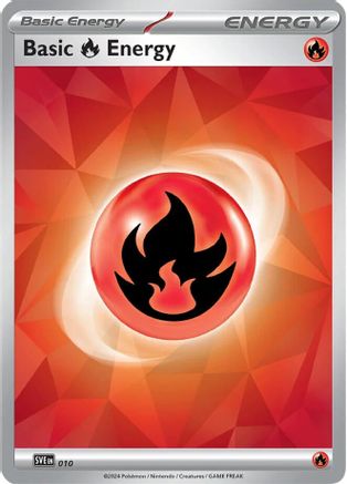 Basic Fire Energy (010) [SVE Scarlet & Violet Energies] - Common