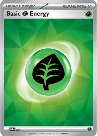 Basic Grass Energy (009) [SVE Scarlet & Violet Energies] - Common