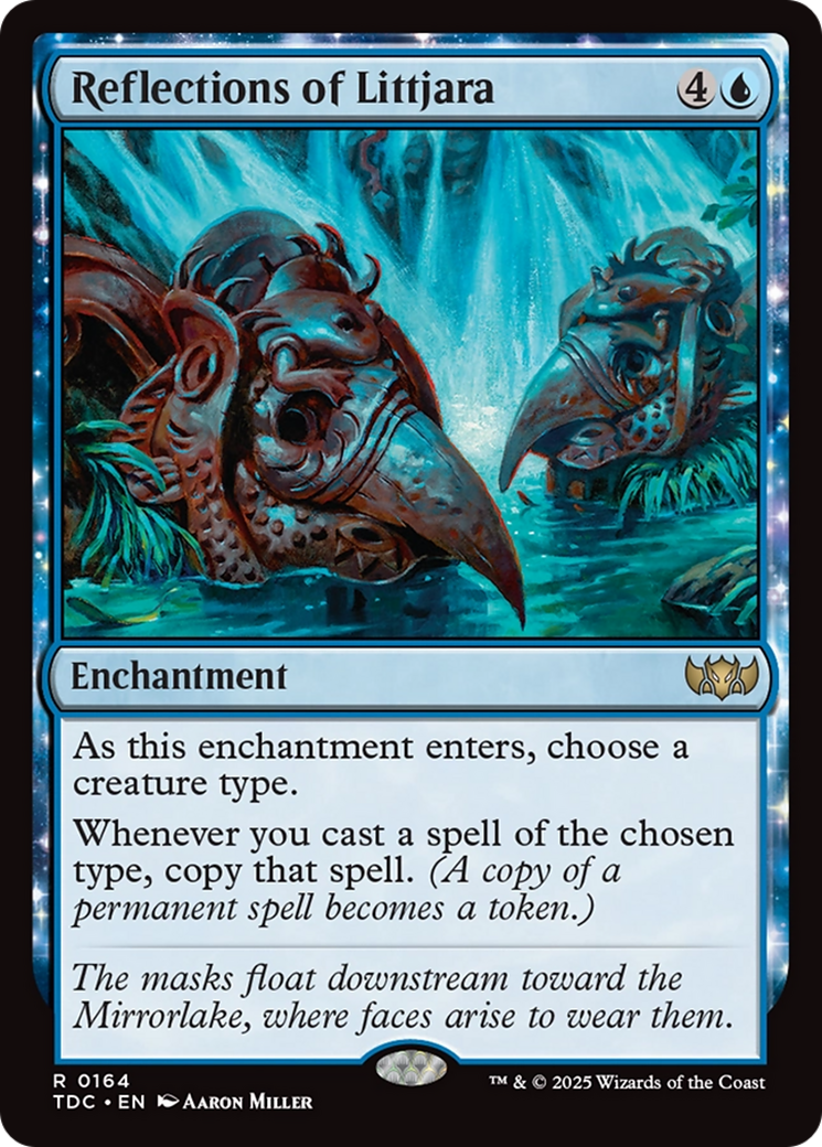 Reflections of Littjara (TDC-164) [Commander: Tarkir: Dragonstorm]